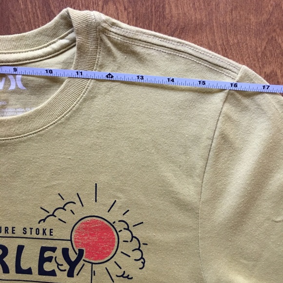 Hurley mustard mermaid print top size S/P - Picture 4 of 7